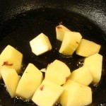 potatoes frying
