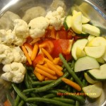 mixed veg platter mixed vegetables