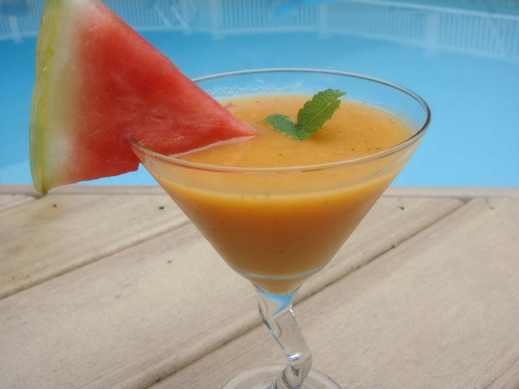 mango and mint drink