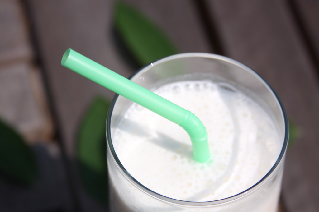 Frozen Banana Ice Cream shake