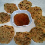 Coriander pancakes