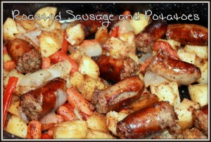 Roasted Sausage and Potatoes