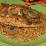skillet chicken and mushroom