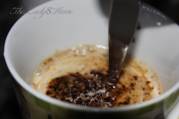 instant coffee in microwave