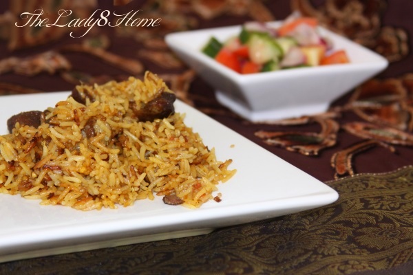 quick pressure cooker biriyani