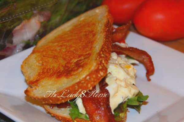 egg salad BLT