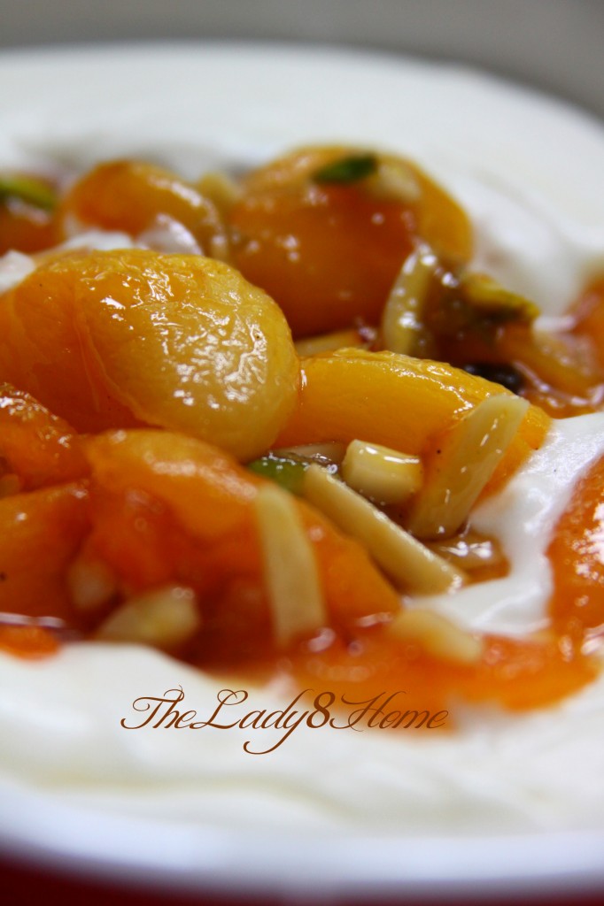 Apricot compote