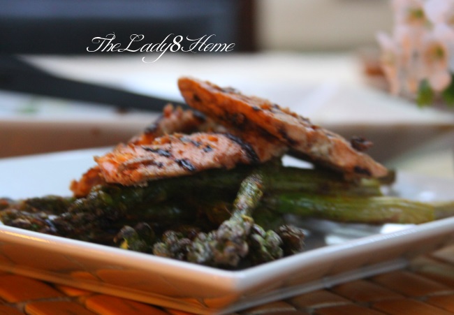 Asian grilled salmon