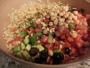 Orzo salad