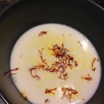 saffron in milk