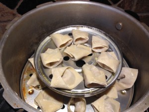 Momos steamed