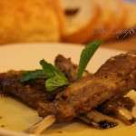 Slow cooked Lamb short ribs